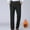Black, variant on Brondbend Mens Cargo Work Pants Straight Pants for Men Stretch High Waist Zipper Trousers with Pocket Solid Casual Warm Flat Front Trousers Classic Fit Business Work Suit Pants