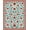 Red, Pattern 3, variant on ODIKA 4'x6' Machine Washable Non-Slip Area Rug, Artisan Botanical Scrollwork Design High Traffic Rug, Red, 370721