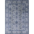 thumbnail image 1 of Ahgly Company Machine Washable Indoor Rectangle Industrial Modern Blue Gray Area Rugs, 8' x 10', 1 of 7