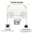 thumbnail image 4 of Lepro LED Motion Sensor Flood Lights for Outside Enhanced Home Security, 3 Adjustable Heads 270° Wide Lighting Angle, 27W 3200LM Super Bright for Yard Porch Garage, White, 4 of 9