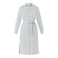 thumbnail image 4 of Time and Tru Women’s and Women's Plus Shirt Dress with Long Sleeves, Sizes XS-4X, 4 of 4
