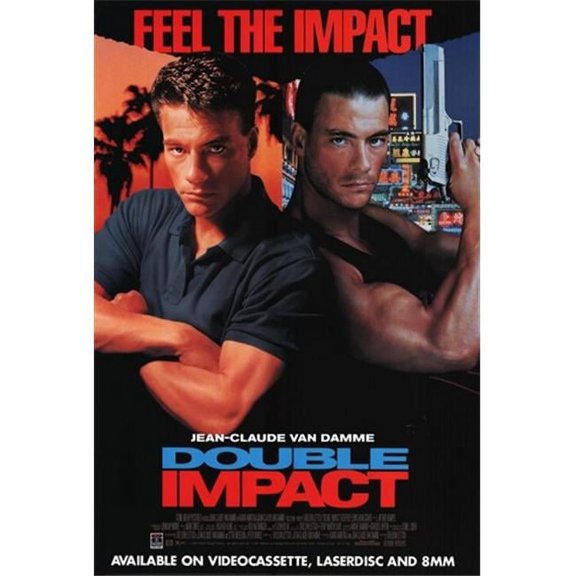 Double Impact Movie Poster - 11 x 17
