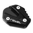 thumbnail image 7 of Wooxiu Motocycle Kickstand Pad Fit for Hon.da Rebel 500 / Rebel 300 2017-2025 CNC Foot Side Stand Enlarge Extension Pad rebel 500 300 Accessories, 7 of 7