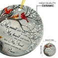 thumbnail image 3 of Memorial Acrylic Ornament - Double-Sided Printed "My Mind Talks to You" Red Cardinal Bird Sympathy Gift Hanging Decor, 3 of 5