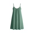 thumbnail image 6 of Womens Mini Dress Summer Sleeveless Spaghetti Strap Short Dresses Gauze Loose Casual Beach Sundress 2XL, 6 of 6