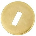 thumbnail image 2 of Brass Washers for Paper Fasteners, 1/2 Inch Slotted Brass Gold-Plated Round Metal Brads for Scrapbooking, Crafts, Making DIY, and More (100 Pack) by Officewerks, 2 of 7