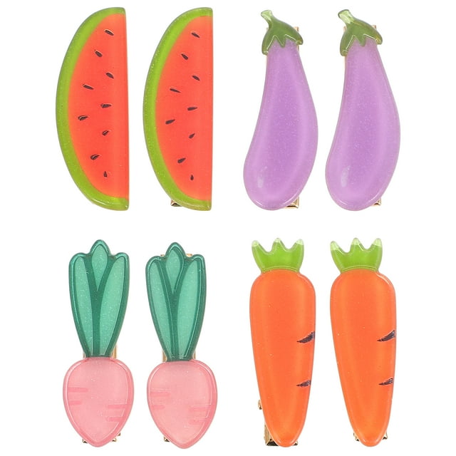 8Pcs Belles Filles Pinces à Cheveux Décoratifs Pinces Pinces Accessoires de Cheveux