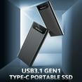 thumbnail image 2 of Disco duro móvil Irfora Lenovo US203 512GB Unidad de estado sólido móvil USB3.1 Gen1 Tipo-C SSD portátil Transmisión de alta velocidad Carcasa de aleación de aluminio Irfora Disco duro móvil, 2 of 2
