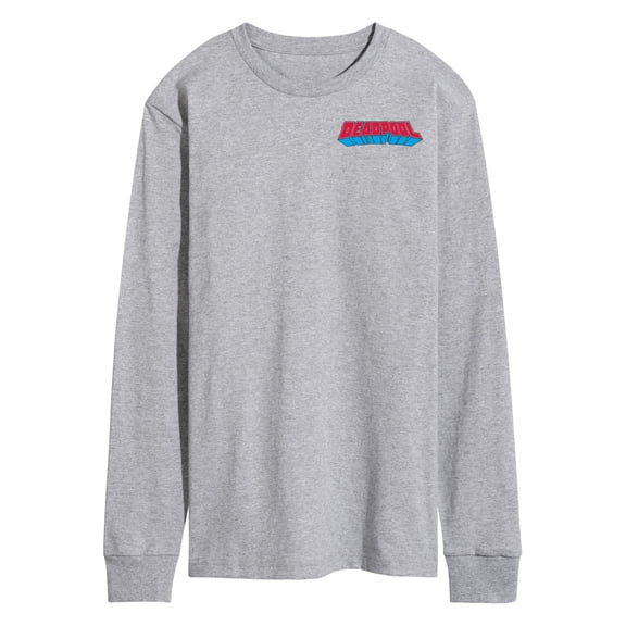 Marvel Deadpool - Talk To The Hand - Men's Long Sleeve Graphic T-Shirt