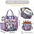 thumbnail image 5 of Pioneer Flower Floral Print Pattern Womens Lunch Box for Work,Insulated Large Lunch Bag for Tween and Teen,Loncheras Para Mujer,Leakproof Adult Lunch Bag for Work,Beach,Travel,Picnic,Camping, 5 of 7