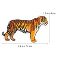 thumbnail image 6 of WHAMVOX Animal Iron-On Patches 2Pcs Tiger Shape Rayon for Bags and Hats, 6 of 8
