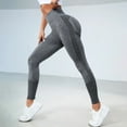 thumbnail image 4 of felwors Seamless Workout Lifting Leggings - Booty Scrunch Gym Leggings for Women (Dark Gray, M), 4 of 9