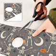 thumbnail image 6 of Yayeee Faucet Mat for Kitchen Sink 14.7" Diatomite Long Splash Guard Pad, Gray Halloween Skeleton, 6 of 7