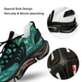 thumbnail image 7 of Tropical Leaf Pattern Walking Shoes for Men Woman Lightweight Tennis Fashion Elastic Sports Shoes Cushion Basketball Shoes, 7 of 7