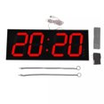 TUMALL Double Sided LED Clock Digital Temperature Display Wall Clocks