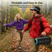 JYX Bluetooth Speaker, Portable Party Speaker with 2 Mics, IPX5 Waterproof Outdoor Party Speaker