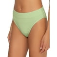 thumbnail image 3 of Smart & Sexy Women's Comfort Cotton High-Waisted Brief Panty, 2-Pack, Style-SA1412, 3 of 13