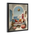 thumbnail image 2 of Stupell Industries Eclectic Mediterranean Seaside Window View Black Floating Frame Canvas Art, 17 x 21, by Lisa R Dumm, 2 of 8