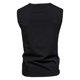 thumbnail image 3 of Men's Wide Shoulder Vest Collar Sleeveless T-Shirt Men's Vest Solid Color Bottom T-Shirt2XL, 3 of 3
