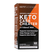 Keto Science Keto Carb Cheater, Helps Manage Carbs, Promotes Weight Control, Weight Loss, Manage Carb Cravings, Improves Keto Diet Compliance, 60 count, 20 Servings