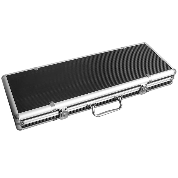 TFixol Caja de herramientas de aluminio con capacidad para 500 piezas, resistente al agua