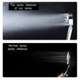 thumbnail image 2 of Ounissouiy Pressurized Double-Sided Rain Accessories Nozzle Sprayer Resistant Round Bathing Temperature ABS Spa Juegos de accesorios de baño, 2 of 6