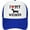 Blue, variant on I Love My Weiner Mesh Hat I Love My Weiner Dog Mesh Hat Baseball Cap for Men Women Funny Trucker Hat Black