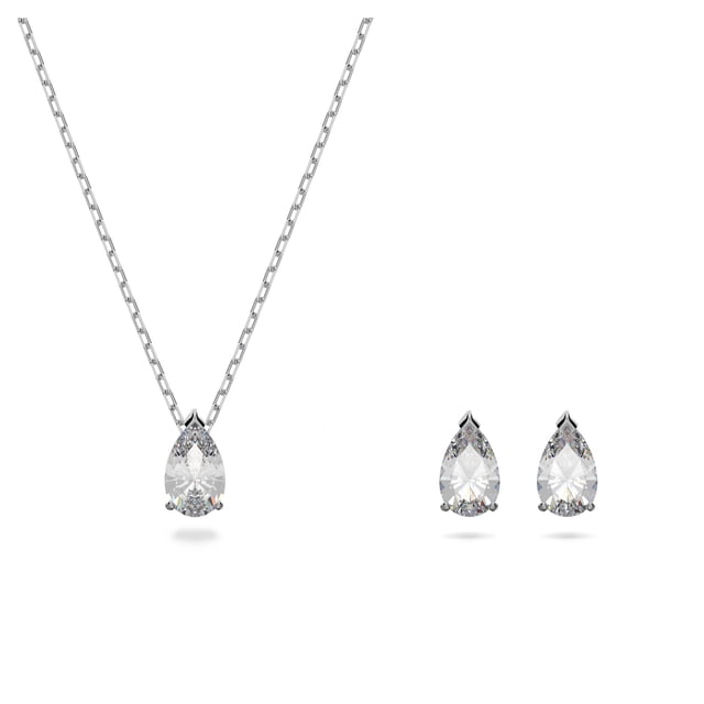 Set de joyas Swarovski Stilla Attract con collar y pendientes