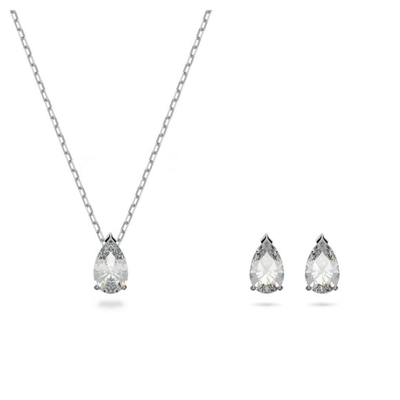 Set de joyas Swarovski Stilla Attract con collar y pendientes