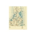 thumbnail image 2 of Topographical Map - Wellfleet Massachusetts Sheet - USGS 1887 - Vintage Wall Art, 2 of 4