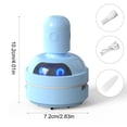 thumbnail image 3 of USB Rechargeable Desktop Vacuum Cleaner for Keyboard Desk, Plastic Handheld Dust Remover, 3 Suction Levels, Removable Dust Bin, Purple/Blue/Green/White, 3 of 6
