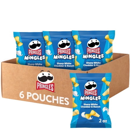 Pringles Mingles Sharp White Cheddar & Ranch 2oz (6pk)