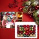 thumbnail image 1 of Fiudx Juego de Adornos Navideños, 101 Piezas Irrompibles para Árbol, Bolas de Purpurina Multicolor Brillante y Mate, Ideales para Fiestas y Bodas, Decoración Elegante para El Hogar, Diseño de Alta Ca, 1 of 3