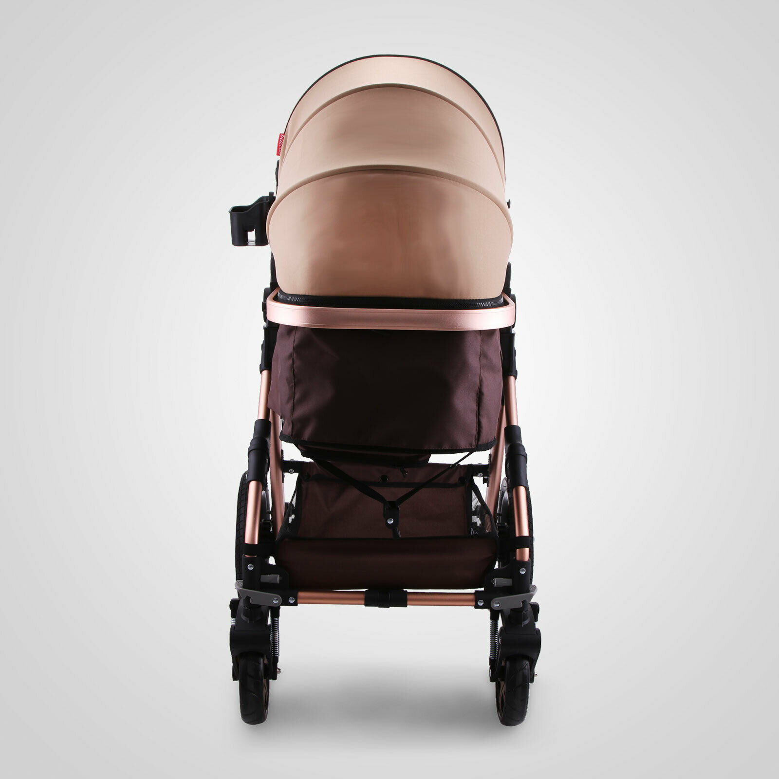 vevor luxury stroller foldable pushchair pram high view carriage infant stroller