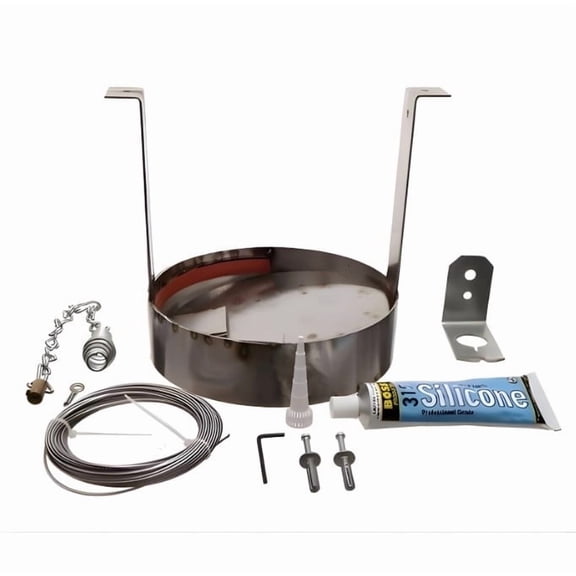 National Chimney 10" Premier Stainless Steel Drop-in Damper