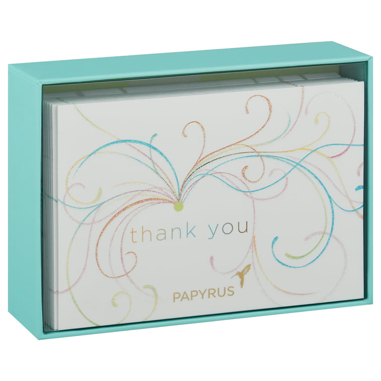 Papyrus Swirl Thank You Cards 14 ct