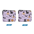 thumbnail image 7 of FORMRS 13"-13.3" Laptop Sleeve Protective Case Soft Carrying Quilted Computer Bag Cover, Light Purple Halloween Black Cat, 7 of 7