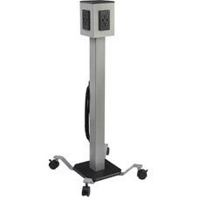Lorell LLR34000 Tour d'Alimentation Mobile&44; Gris