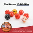 thumbnail image 3 of GoHoops Basketball Dice Game by Zobmondo! Play basketball anywhere with fun portable custom dice set for adults and kids ages 6 and up., 3 of 10