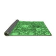 thumbnail image 2 of Ahgly Company Indoor Rectangle Abstract Emerald Green Modern Area Rugs, 8' x 12', 2 of 4