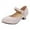 Red, variant on JSCDRPDWL Sandals Kids Girls' High Heeled Little Girl Ballet Shoes Princess Leather Dress Shoes for Primary School Students-Single Footwear Kids Shoes Size 1