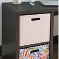thumbnail image 6 of Linon Duhon Transitional Double Cubby Storage Writing Desk, Espresso, 6 of 17