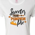 thumbnail image 4 of Inktastic Thanksgiving Sweeter Than Pumpkin Pie Women's T-Shirt, 4 of 5