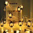 thumbnail image 3 of 3m 20LED Retro Kerosene Bottle Lamp Camping Atmosphere Lamp String Tent Ceiling Decoration Color Lamp Retro Horse Lantern, 3 of 4