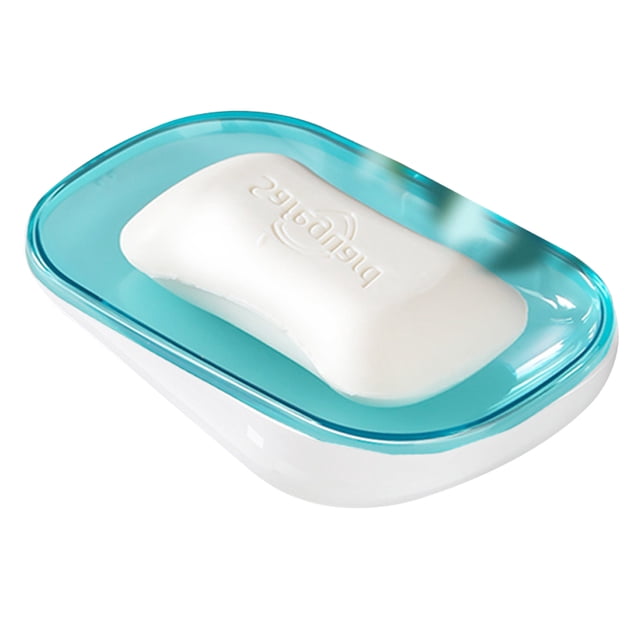 Jabonera Porta Jabonera para Baño y Ducha Caja de Jabón con Escurridor de Doble Capa