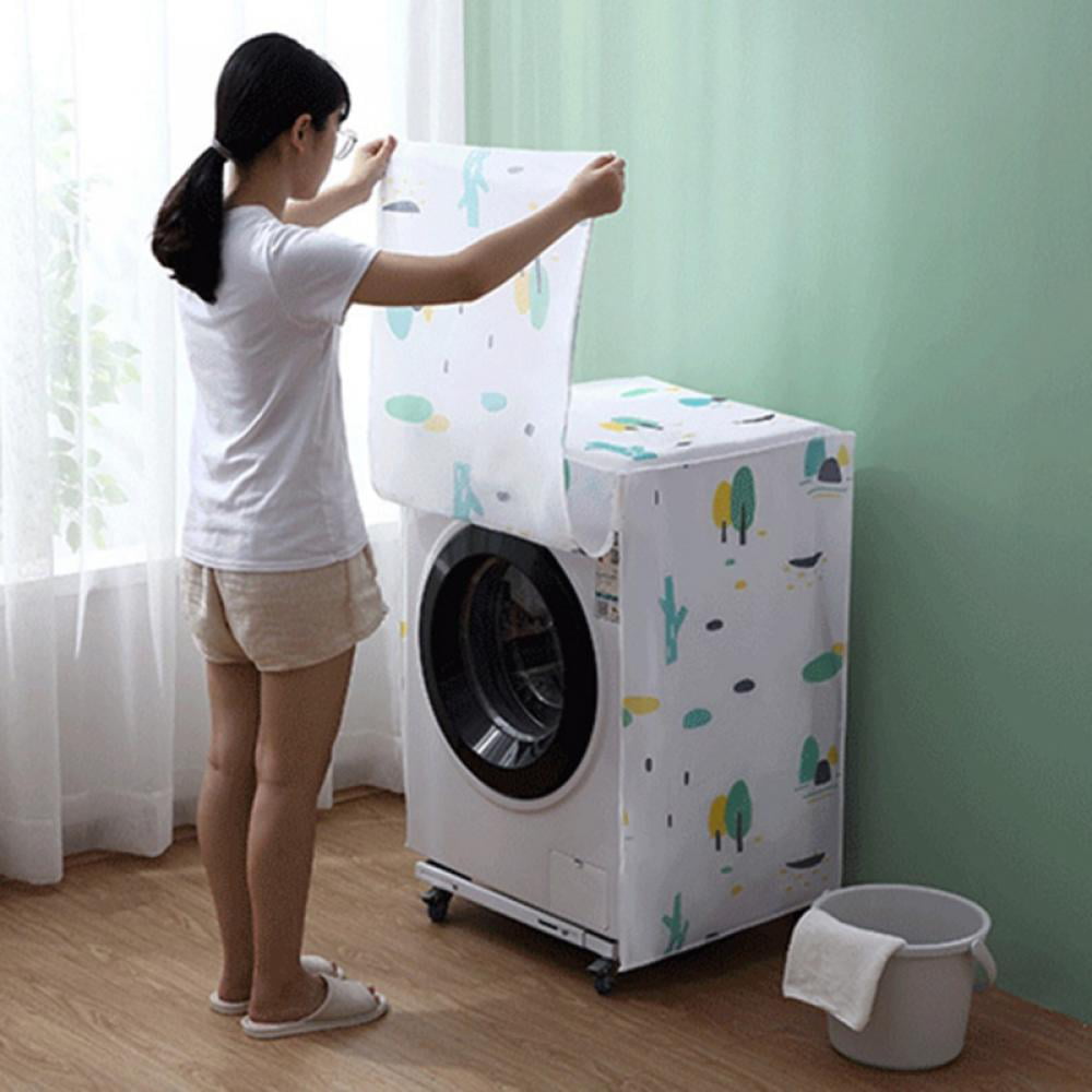 Dustproof Waterproof Sunscreen Cover Washing Machine Cover Laundry Dryer Protect 