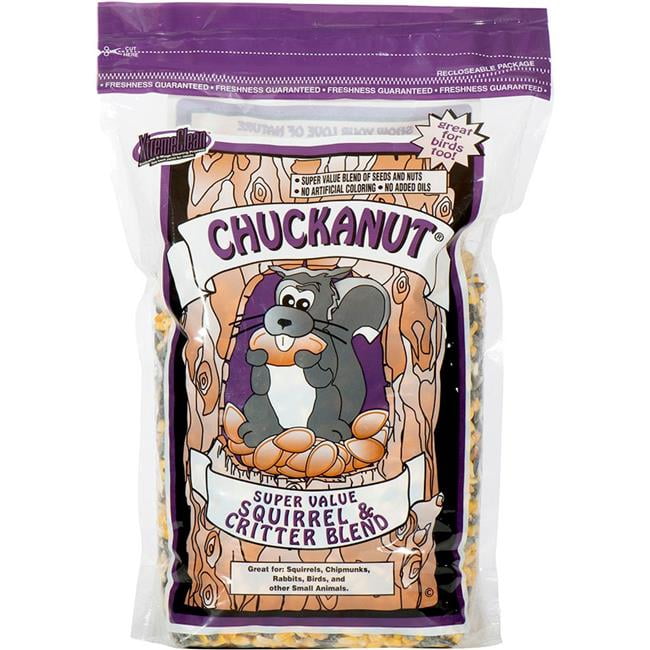 Chuckanut 338 Chuckanut Super Value Squirrel & Critter Blend, 4 lbs