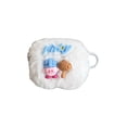 thumbnail image 5 of For AirPods 3rd Gen 2021/1/2/Pro case，Shockproof 3D White plush Kirby Case Cover With Ring, 5 of 5