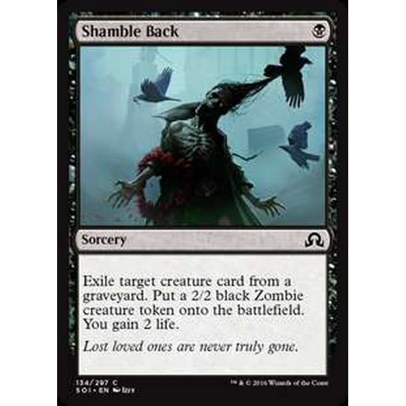 MtG Shadows Over Innistrad Common Shamble Back #134