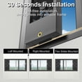 thumbnail image 4 of 21.6-23.6 Inch Vertical Window Exhaust Fan for Sliding Windows – Align Perfectly with Window Top and Bottom Frames Tool-Free With Variable Speed for Bedrooms, Smoky Spaces, Hot Areas (Black), 4 of 7